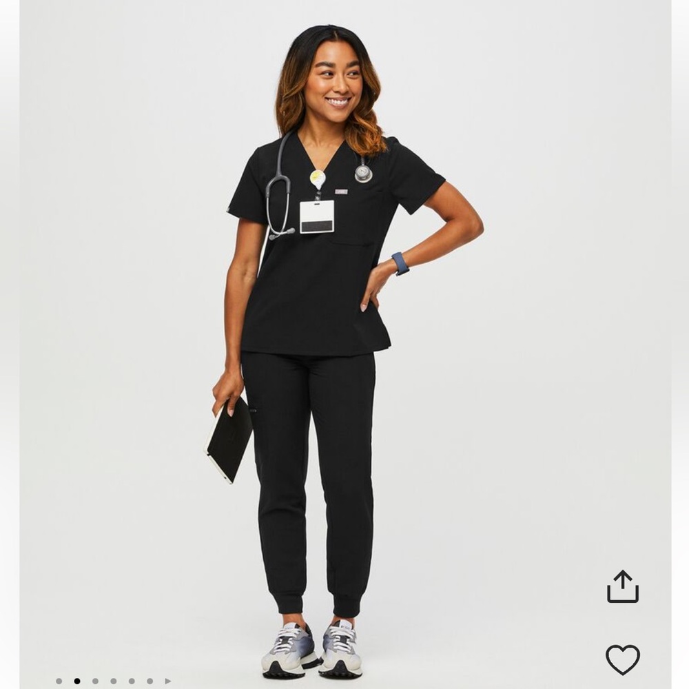 Figs Jogger Scrubs - DIFFERENT SIZES - High Waist Zamora 3X + Catarina top XL